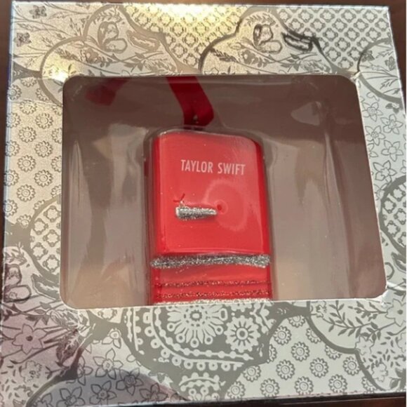 NEW IN BOX Taylor Swift All Too Well Red Mini Fridge Ornament - Picture 2 of 2